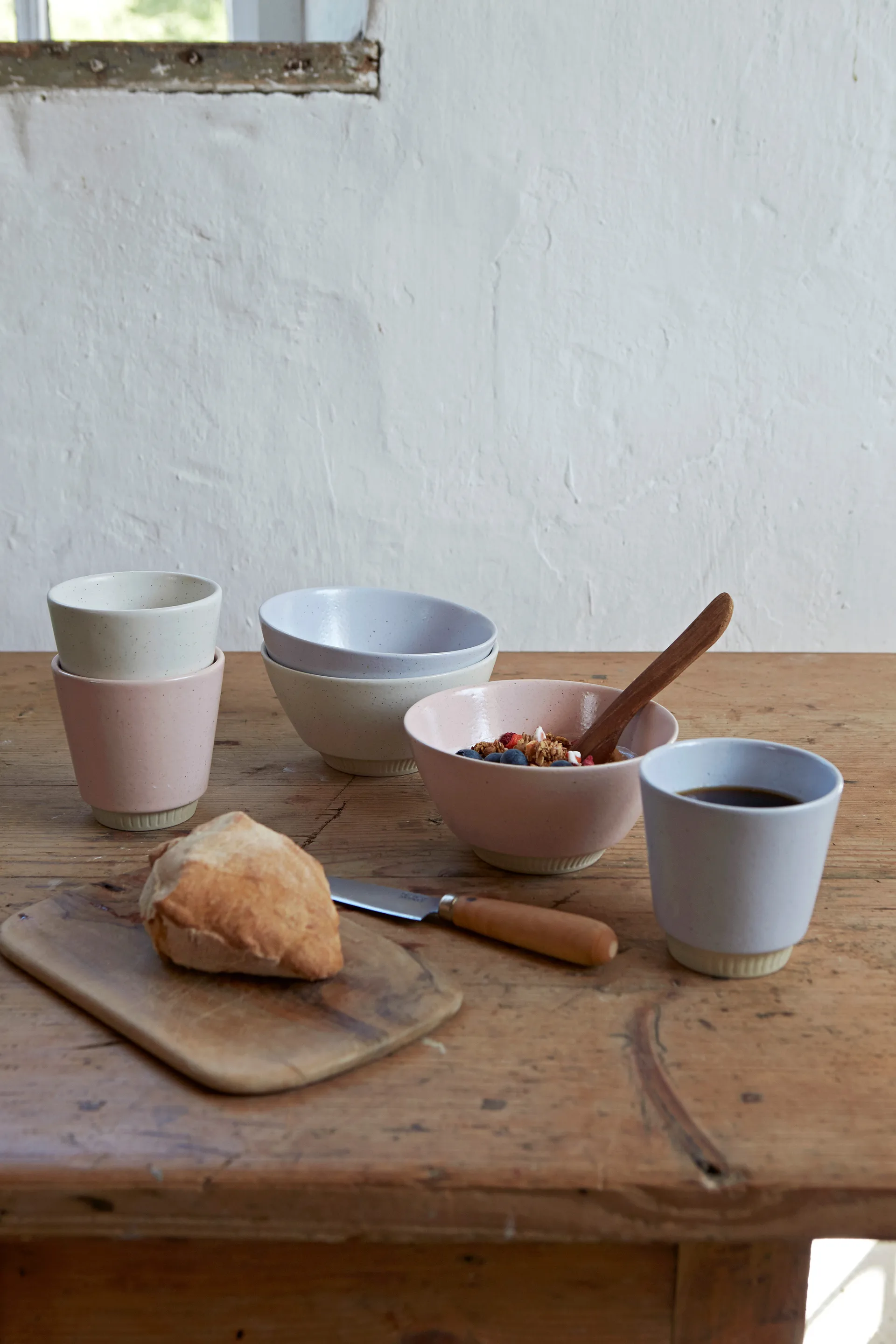 Colorit mugg 25 cl, Rosa Knabstrup Keramik