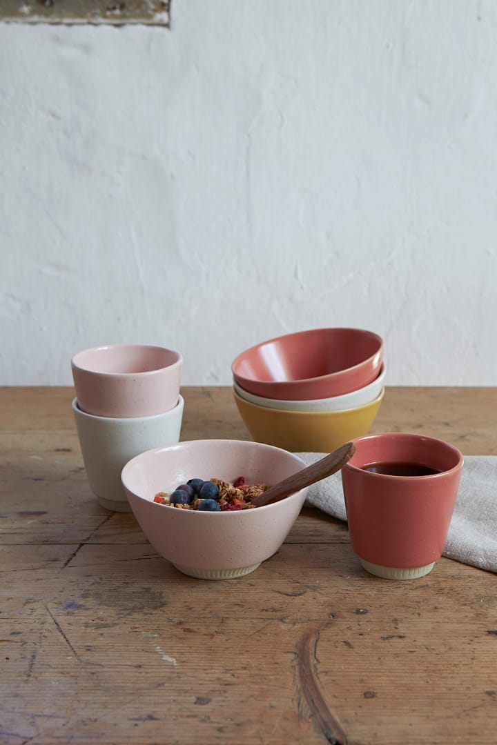 Colorit skål Ø14 cm, Rosa Knabstrup Keramik