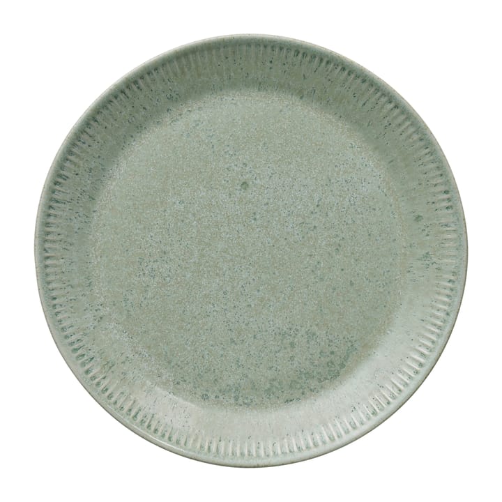 Knabstrup mattallrik olivgrön, 22 cm Knabstrup Keramik