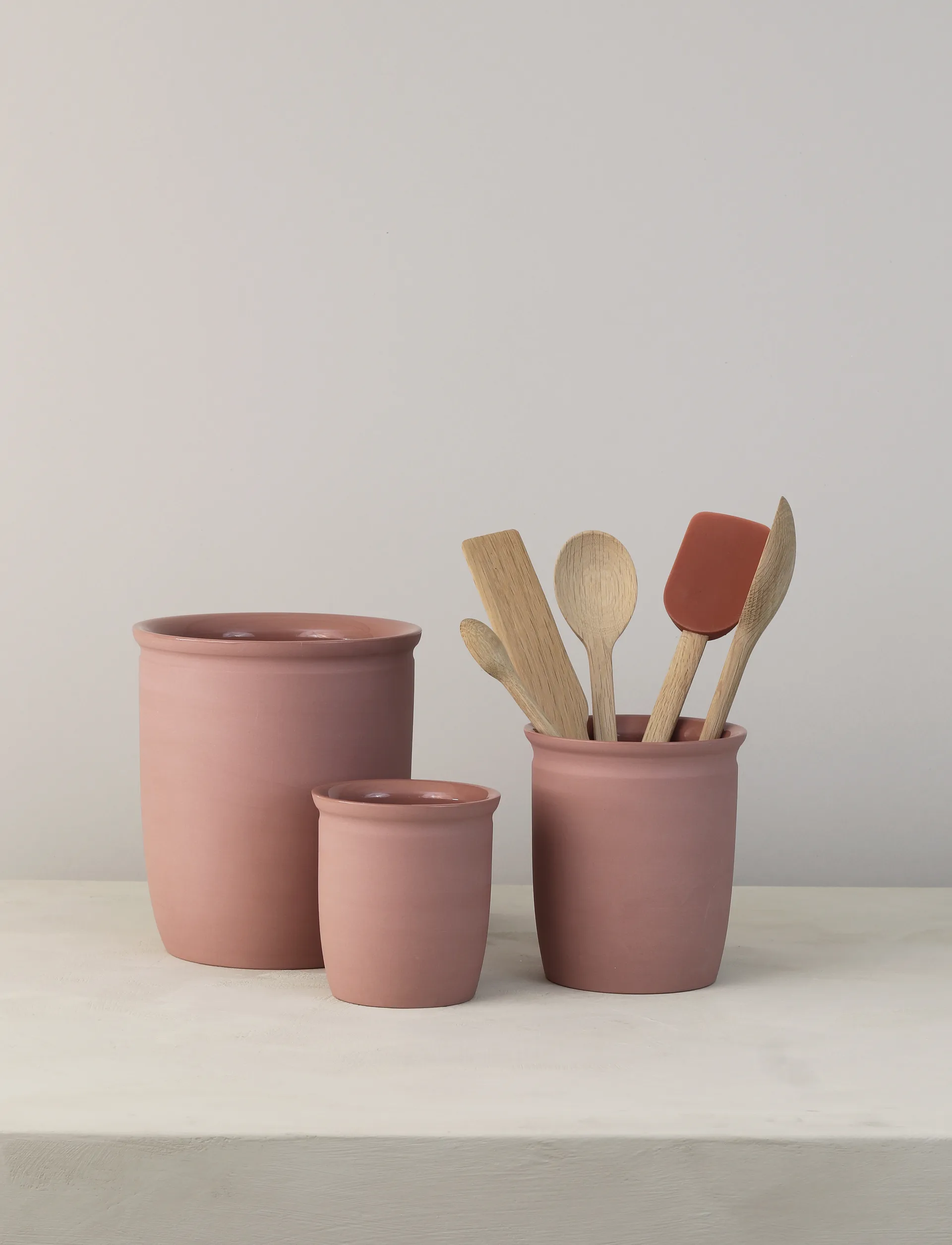 Knabstrup syltkruka, Dark rose, 0,5 L Knabstrup Keramik