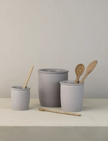 Knabstrup syltkruka - Grey, 1 L - Knabstrup Keramik