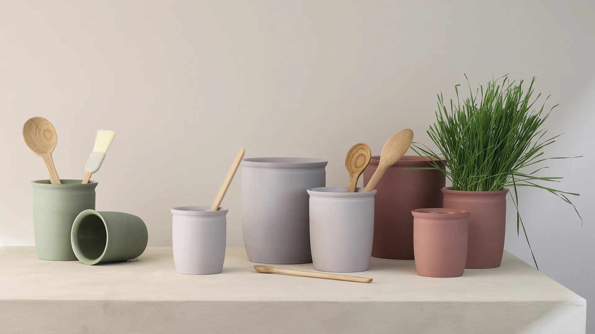 Knabstrup syltkruka, Olive, 0,5 L Knabstrup Keramik