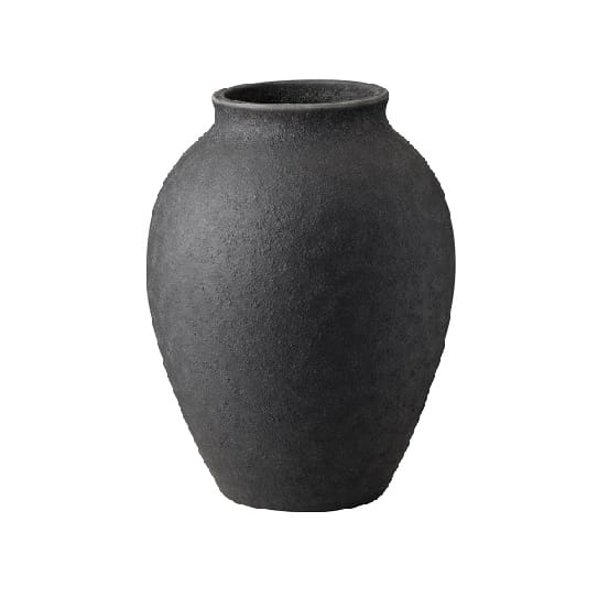 Knabstrup vas 12,5 cm, Svart Knabstrup Keramik