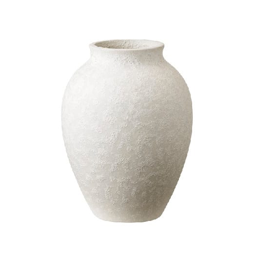 Knabstrup vas 12,5 cm, vit Knabstrup Keramik