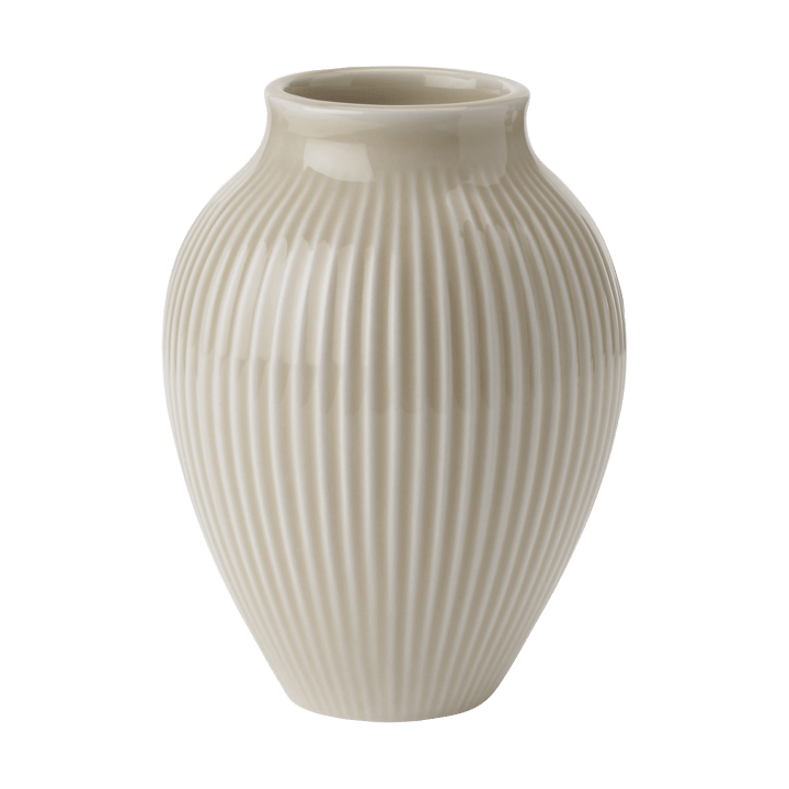 Knabstrup vas räfflad 12,5 cm, Ripple sand Knabstrup Keramik