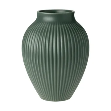 Knabstrup vas ripple mat celadon green - 20 cm - Knabstrup Keramik