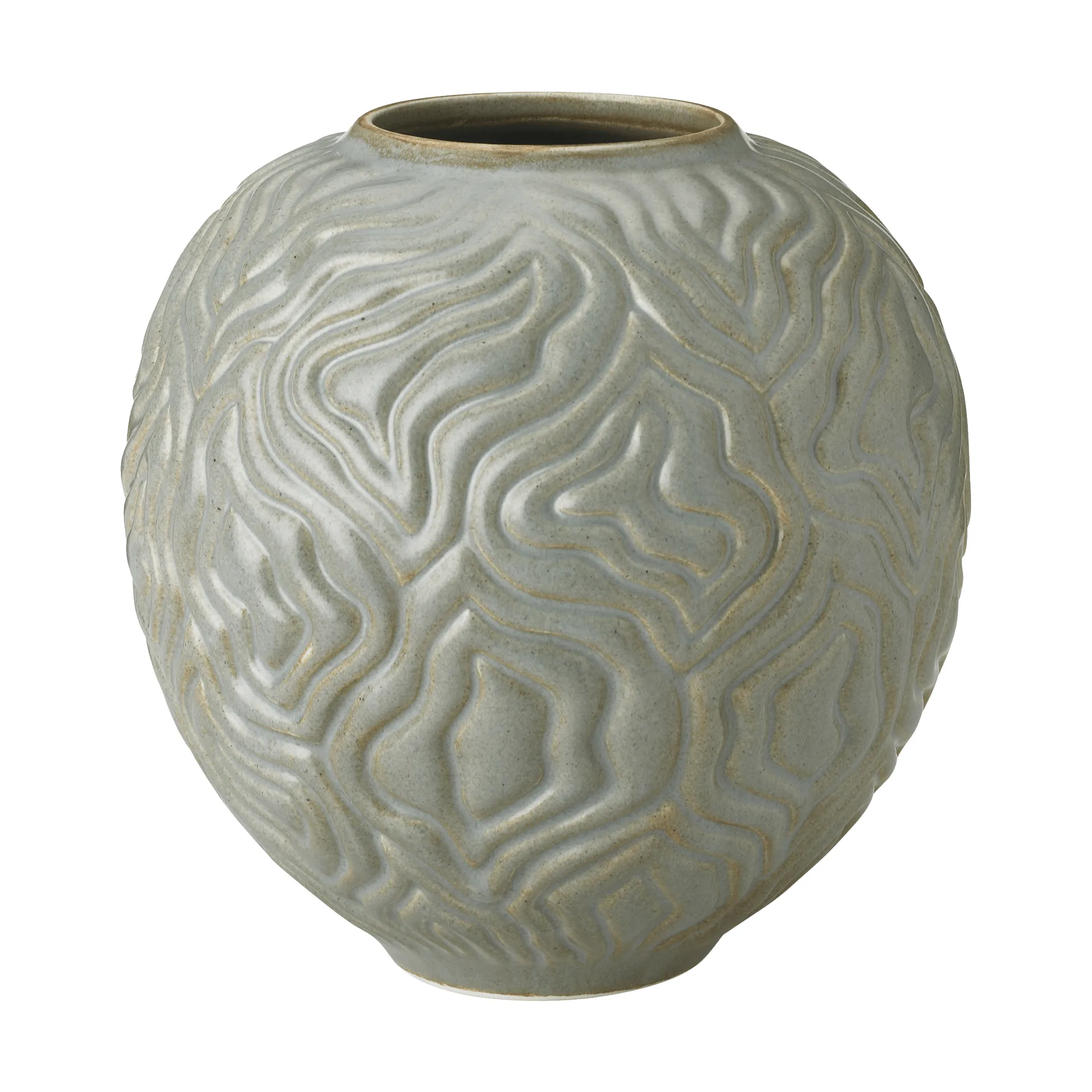 Knabstrup Keramik Solum vas Sage, 15 cm