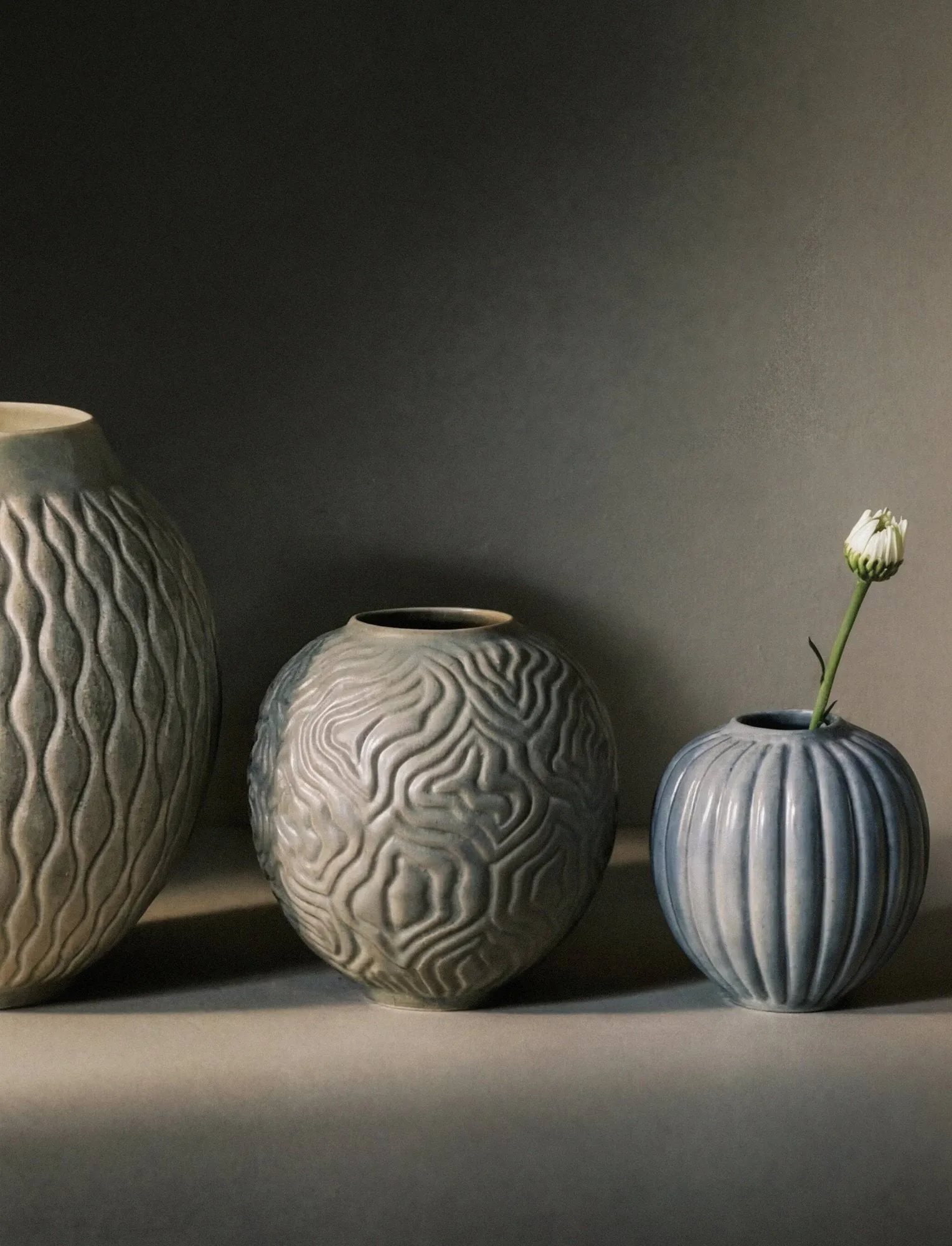 Solum vas, Sage, 15 cm Knabstrup Keramik