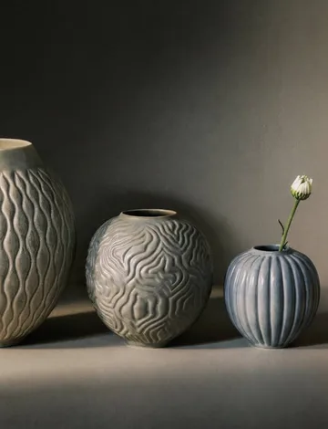 Solum vas - Sage, 15 cm - Knabstrup Keramik