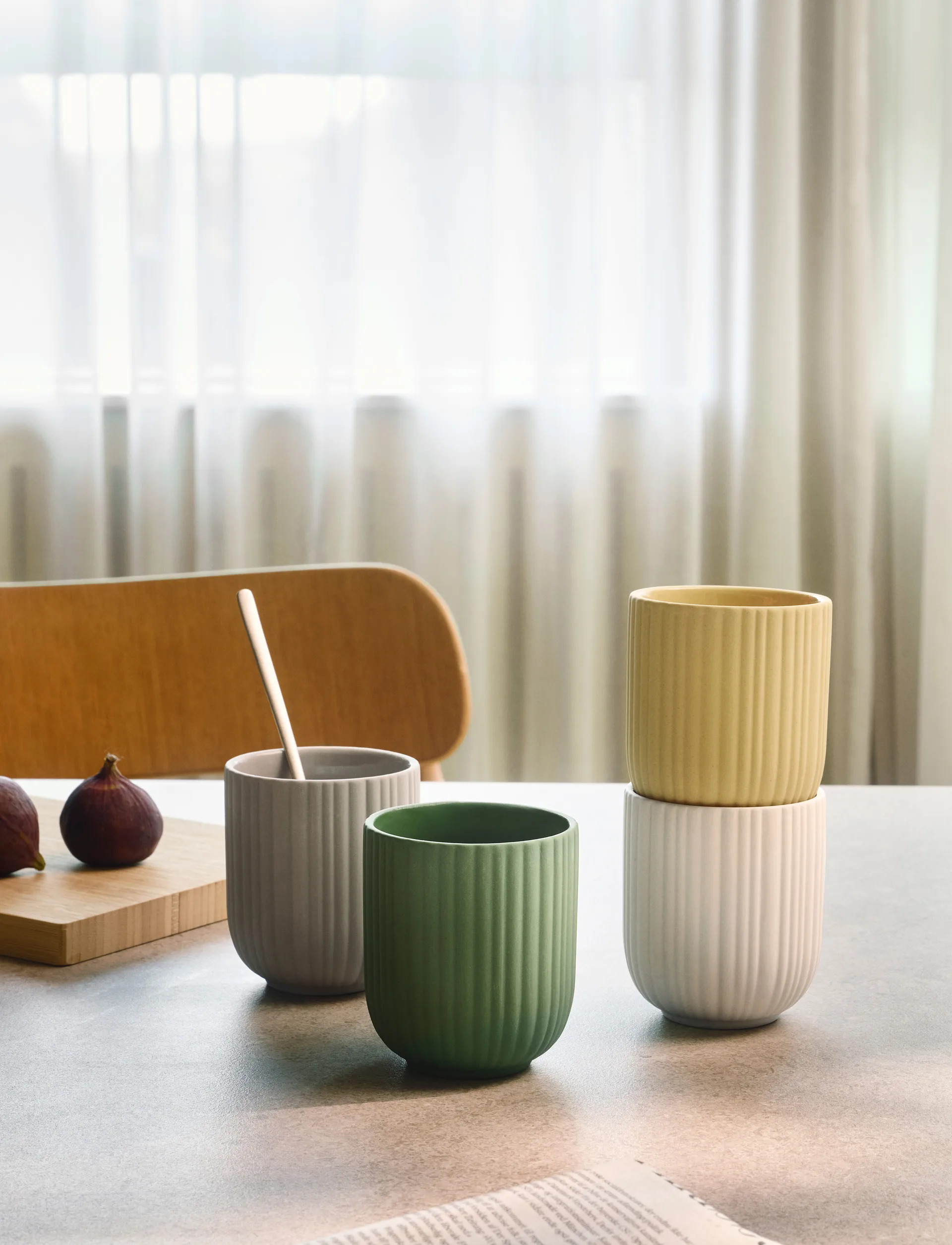 Verda mugg 25 cl, Grass green Knabstrup Keramik