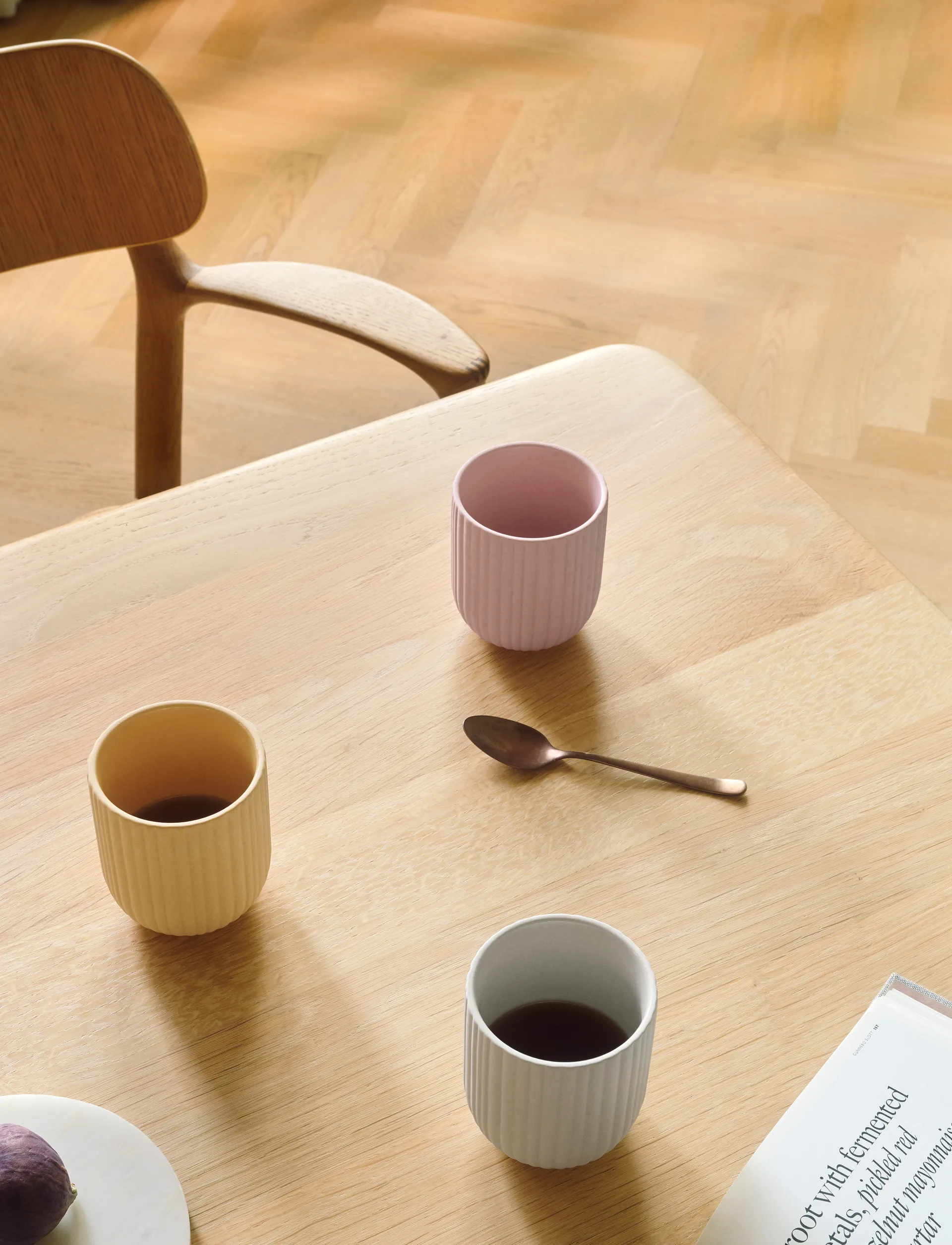 Verda mugg 25 cl, Soft rose Knabstrup Keramik