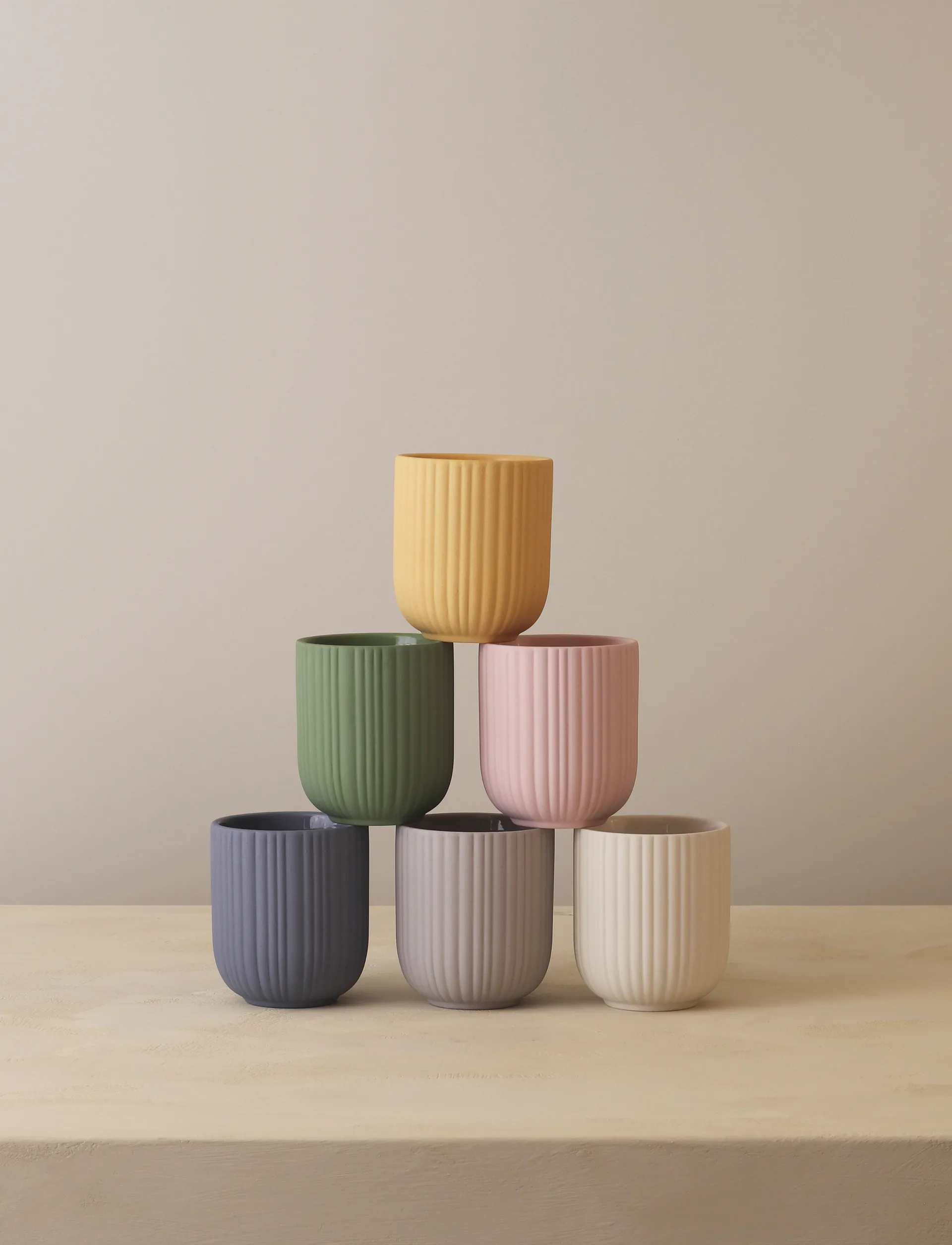 Verda mugg 25 cl, Soft rose Knabstrup Keramik