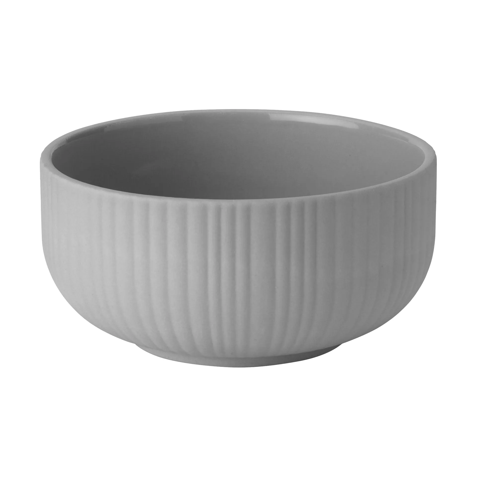 Knabstrup Keramik Verda skål Light grey, Ø13 cm