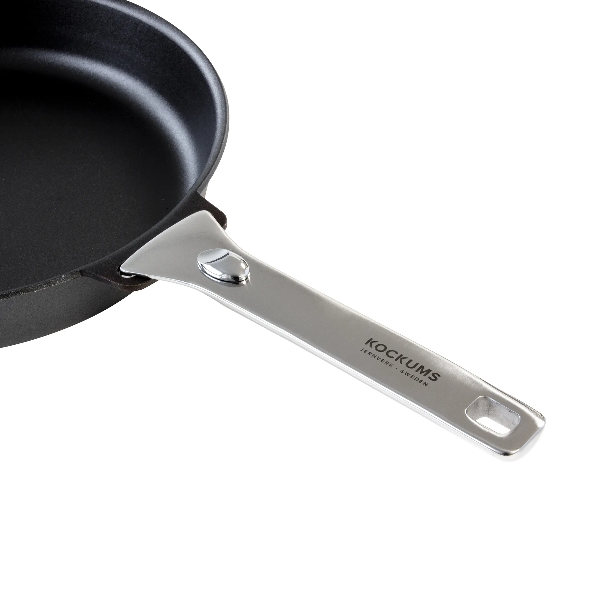 Handtag till stekpanna/pajform, Rostfritt stål Kockums Jernverk