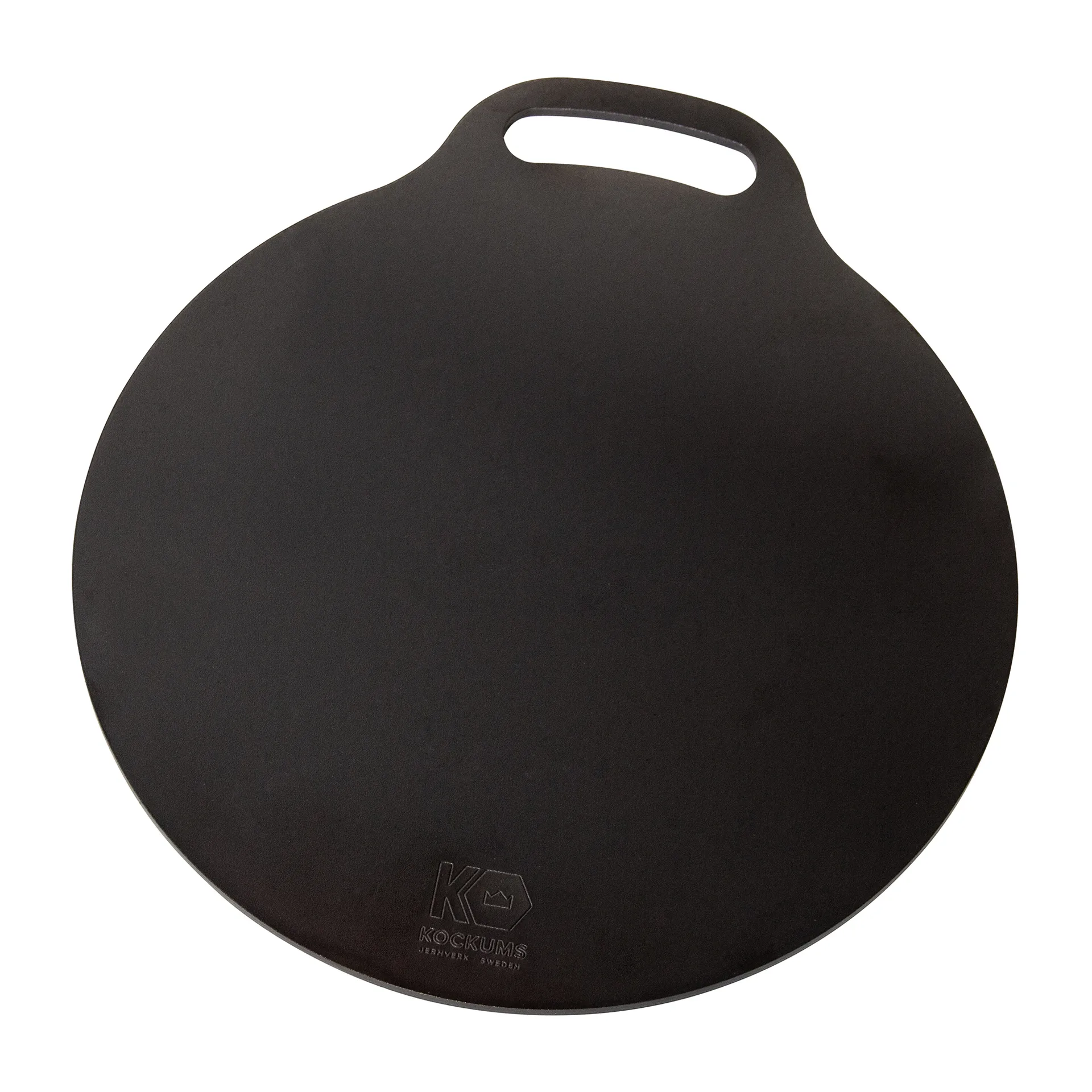 Kockums bak-pizzastål Ø35 cm, Kolstål Kockums Jernverk