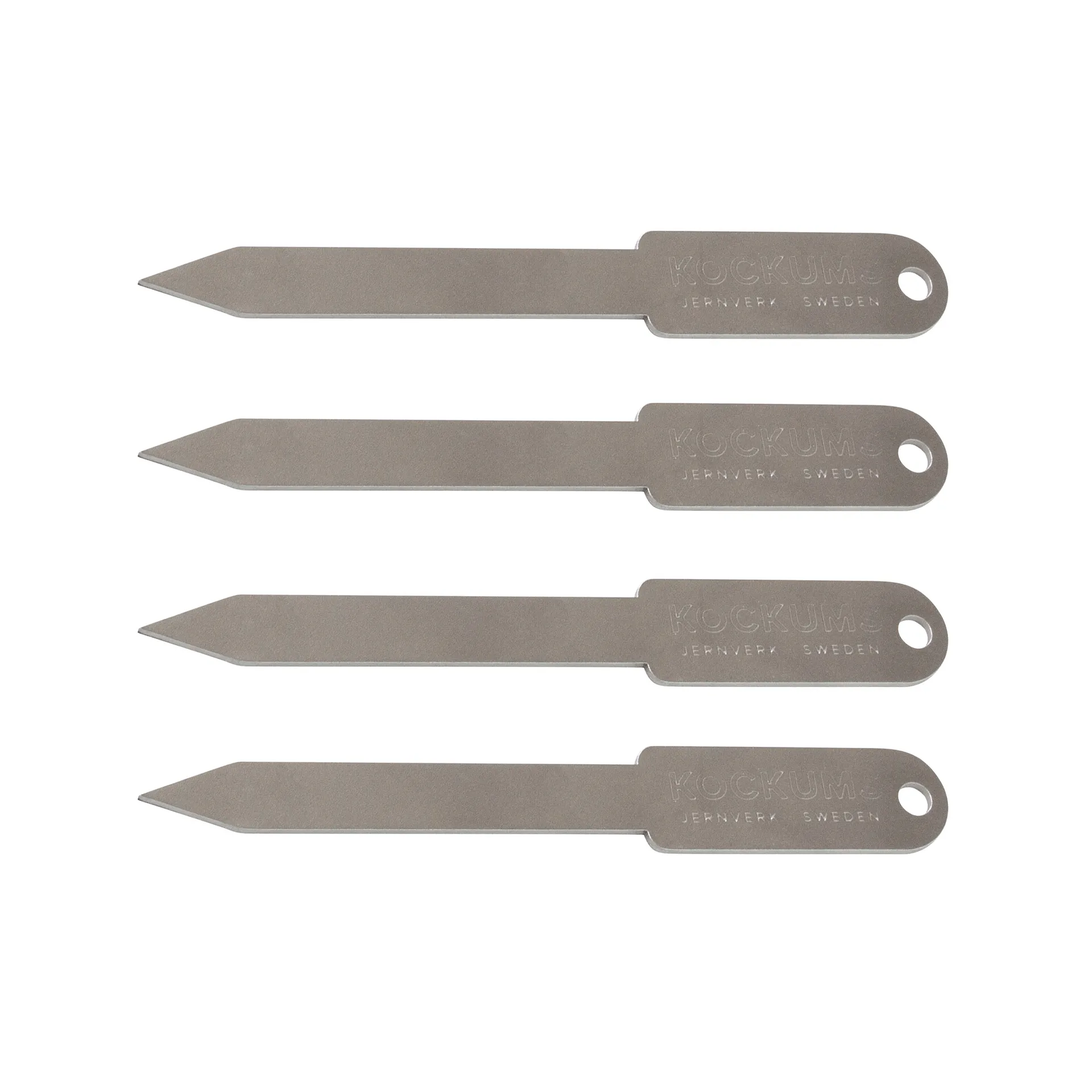 Kockums burgarpinne 4-pack, Rostfritt stål Kockums Jernverk