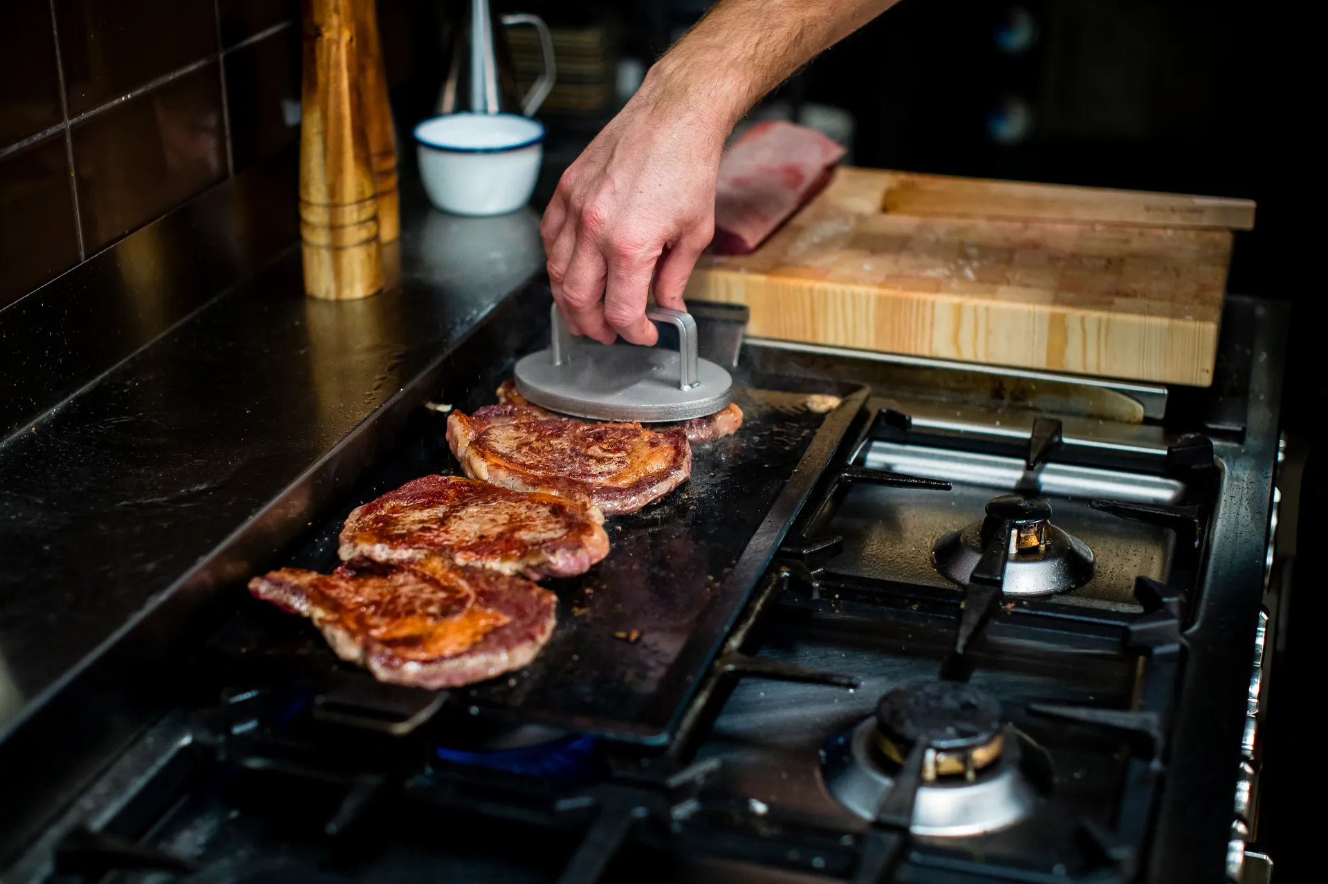 Kockums grillvikt, Rostfritt stål, 16x12 cm Kockums Jernverk