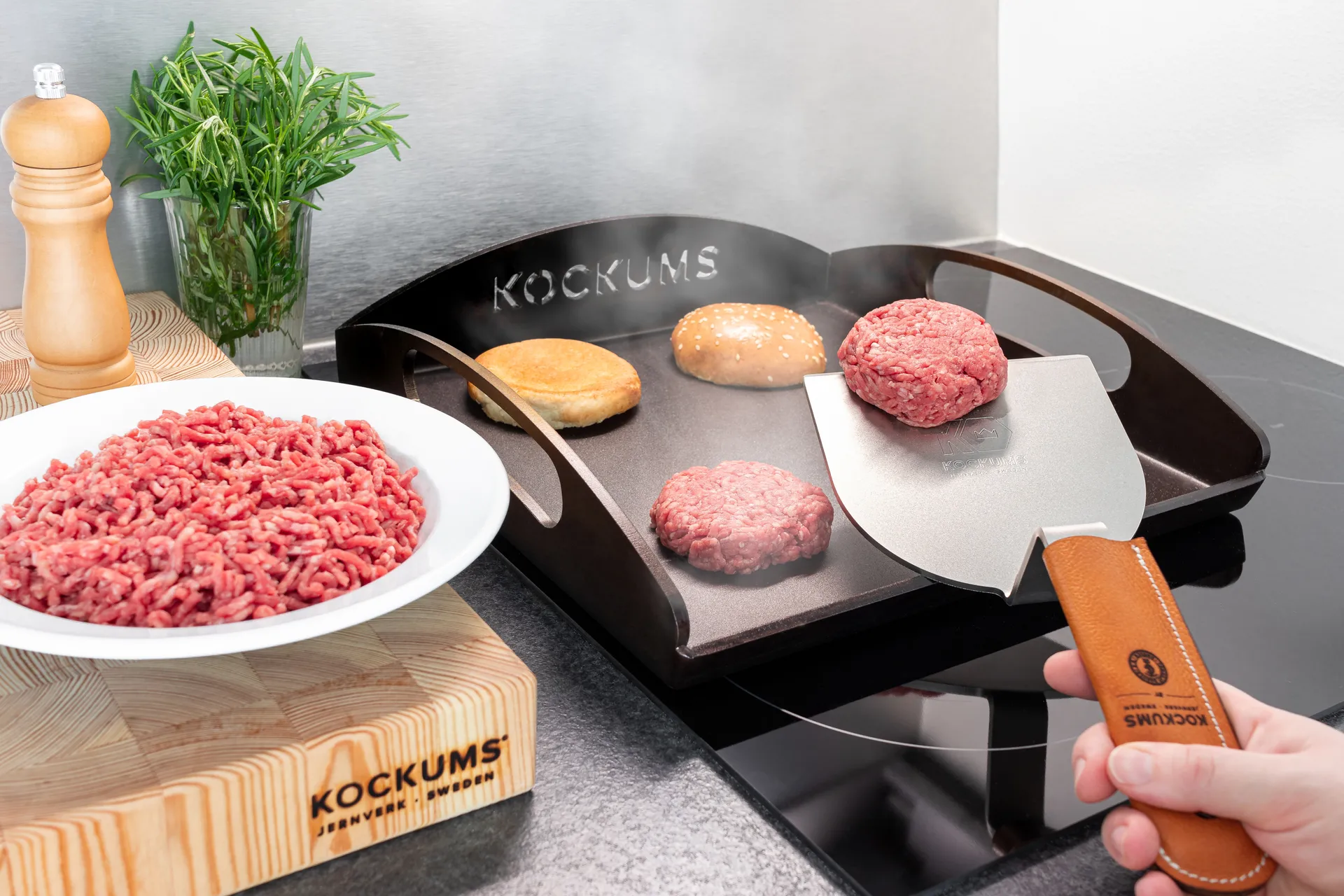Kockums handtagsskydd till kastrull 2,3 L, 5x14 cm-Tärnsjöläder Kockums Jernverk