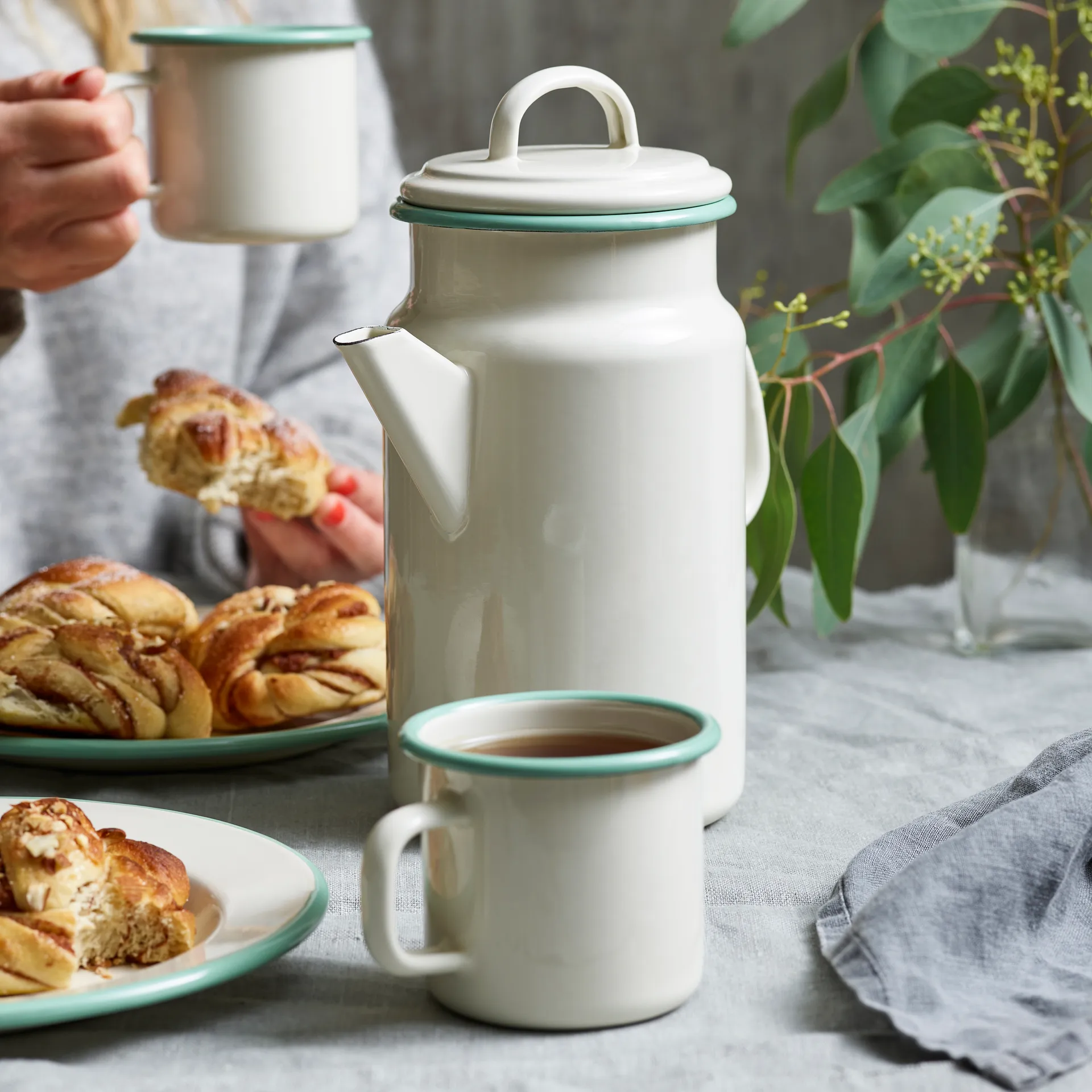 Kockums tallrik 24 cm, Cream Lux Kockums Jernverk