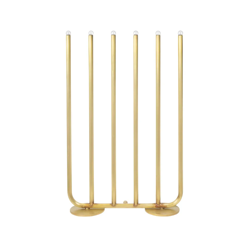 Konsthantverk December 6 adventsljusstake glans