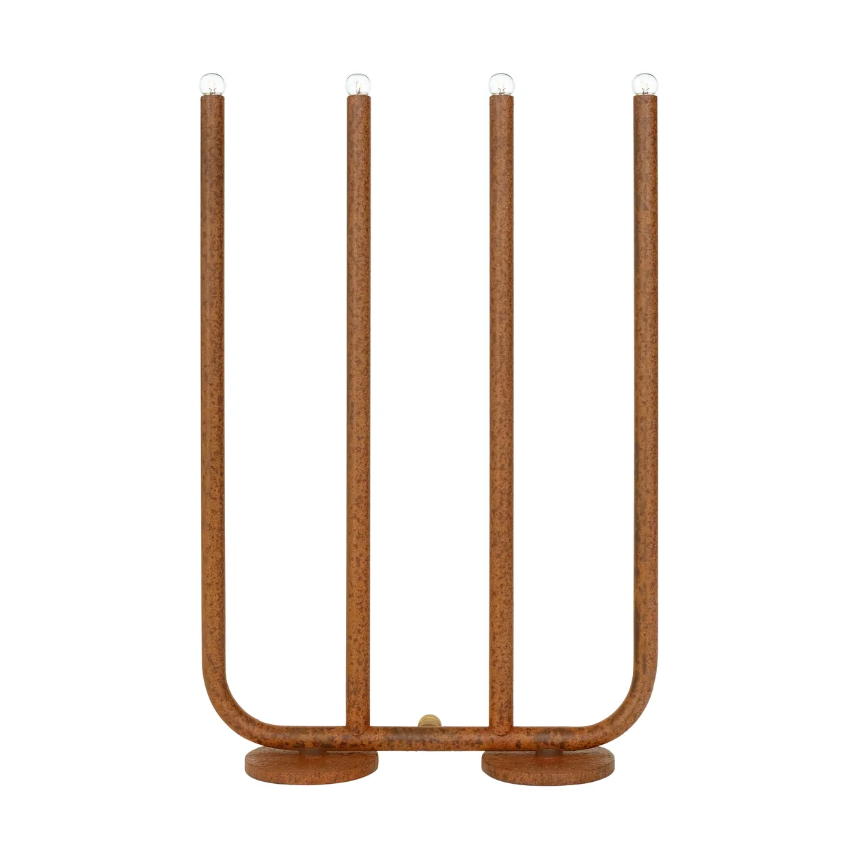 Konsthantverk December Ateljé 2023 ljusstake Rust 4-armad