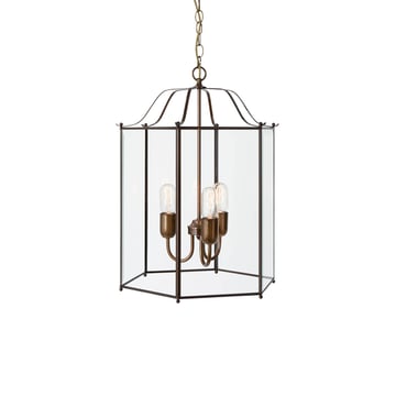 Konsthantverk Glimminge 3 pendel Ø32 cm Oxiderad mässing
