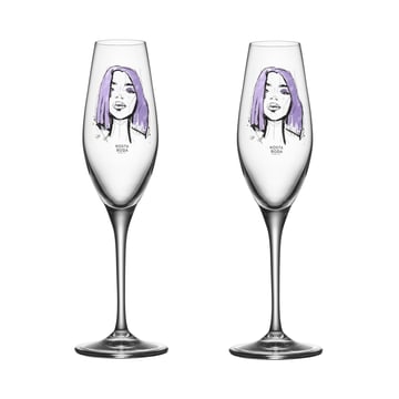 Kosta Boda All about you champagneglas 24 cl 2-pack Forever Mine