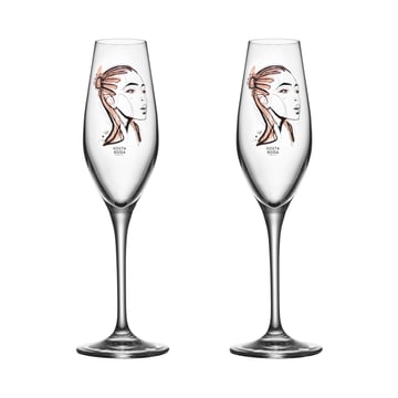 Kosta Boda All about you champagneglas 24 cl 2-pack Forever Yours