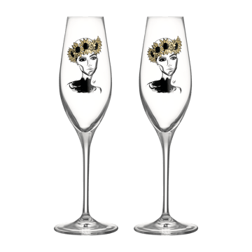 Kosta Boda All about you champagneglas 24 cl 2-pack Let’s celebrate you