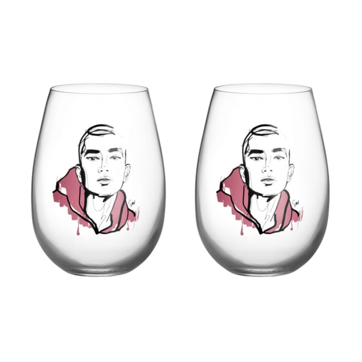 All about you tumblerglas 57 cl 2-pack, Close to him Kosta Boda