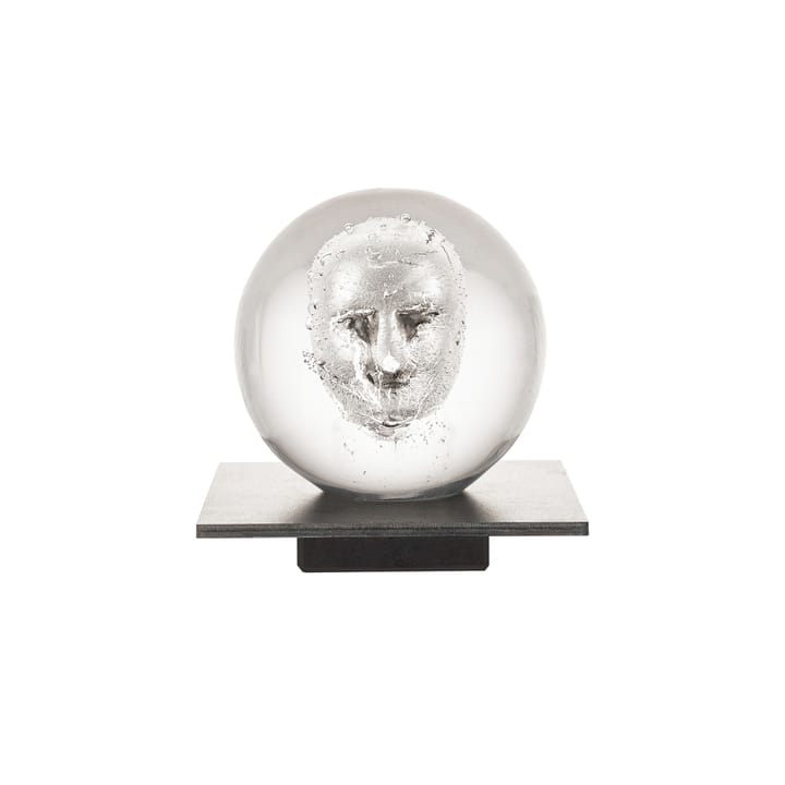 BV Headman glasskulptur, Klar Kosta Boda