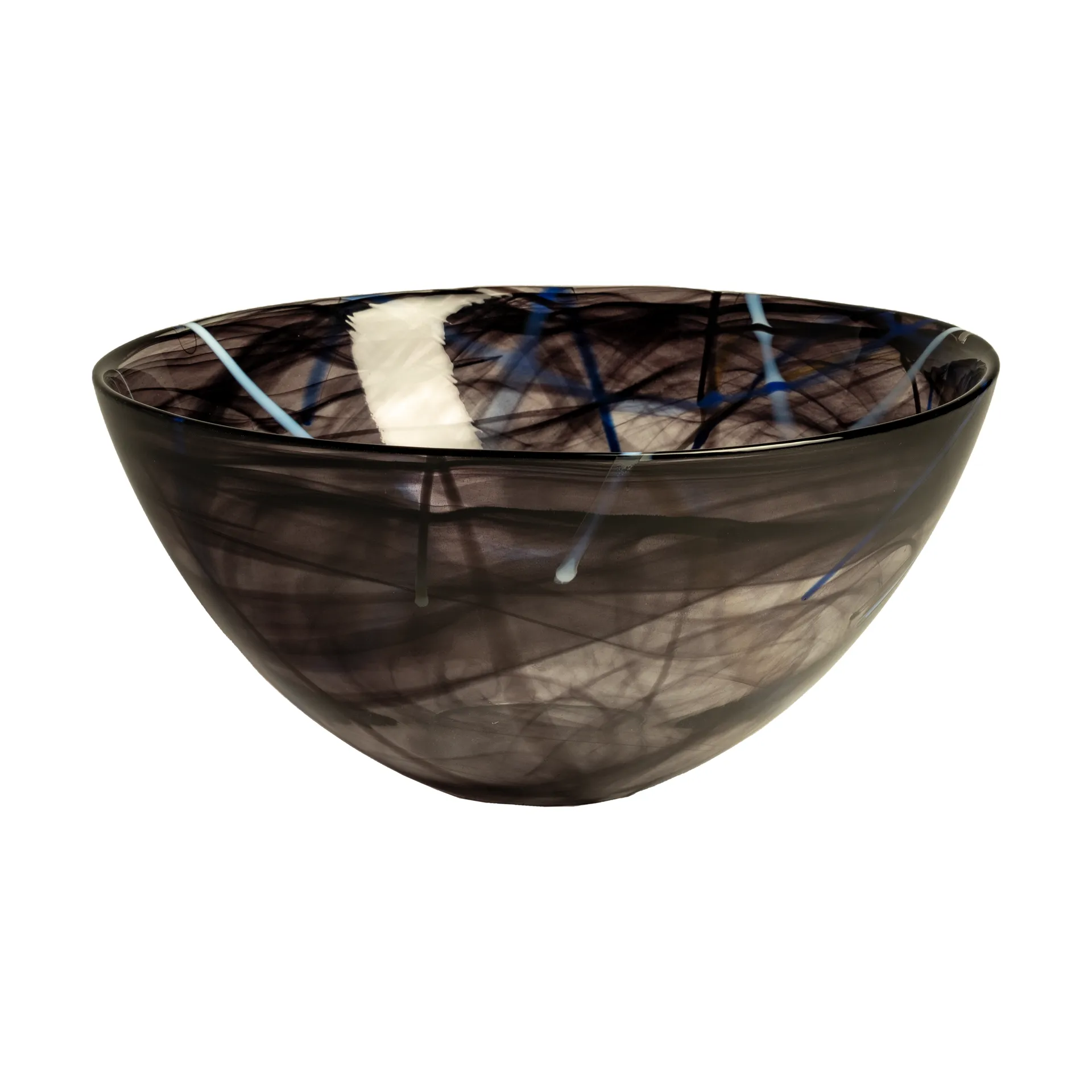 Contrast skål 350 mm, Svart Kosta Boda