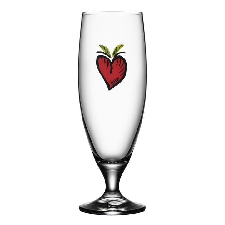 Friendship ölglas 50 cl - hearts - Kosta Boda