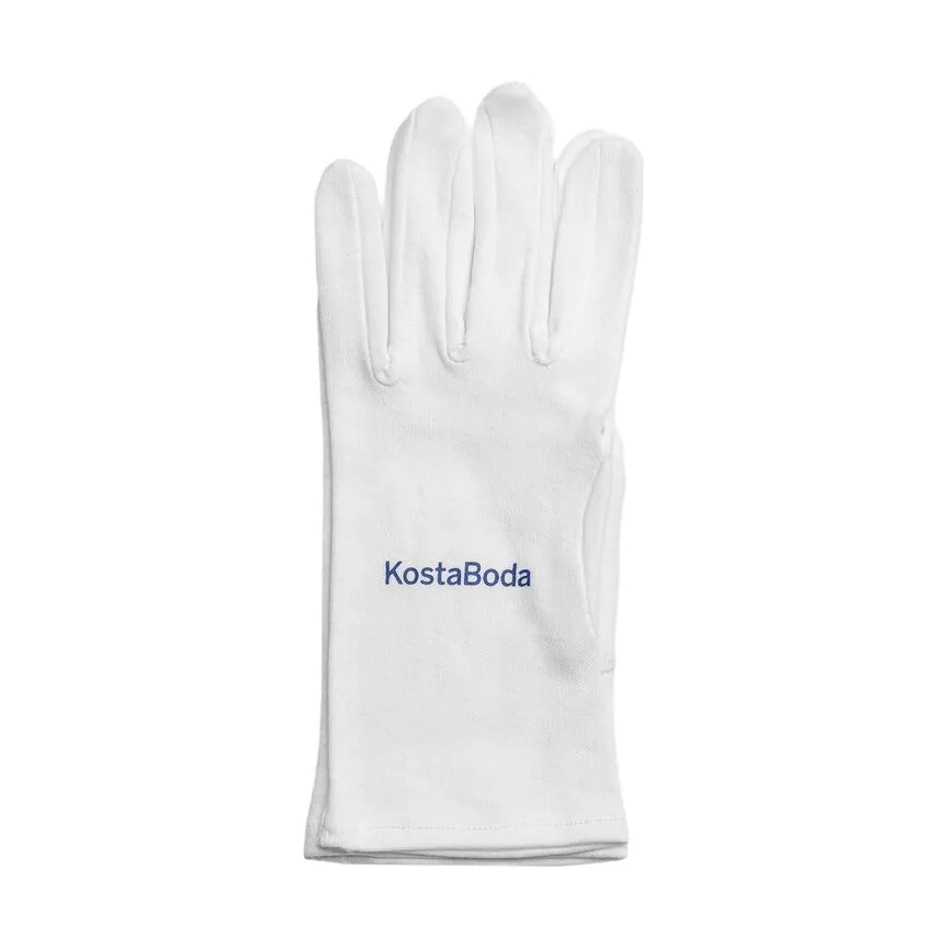 Kosta Boda glass care handske, Vit, large Kosta Boda