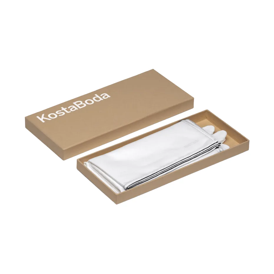 Kosta Boda glass care set box, Vit, medium Kosta Boda