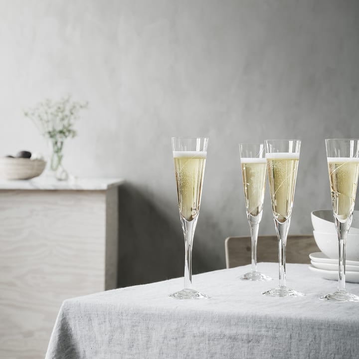 Line champagneglas 15 cl, Klar Kosta Boda