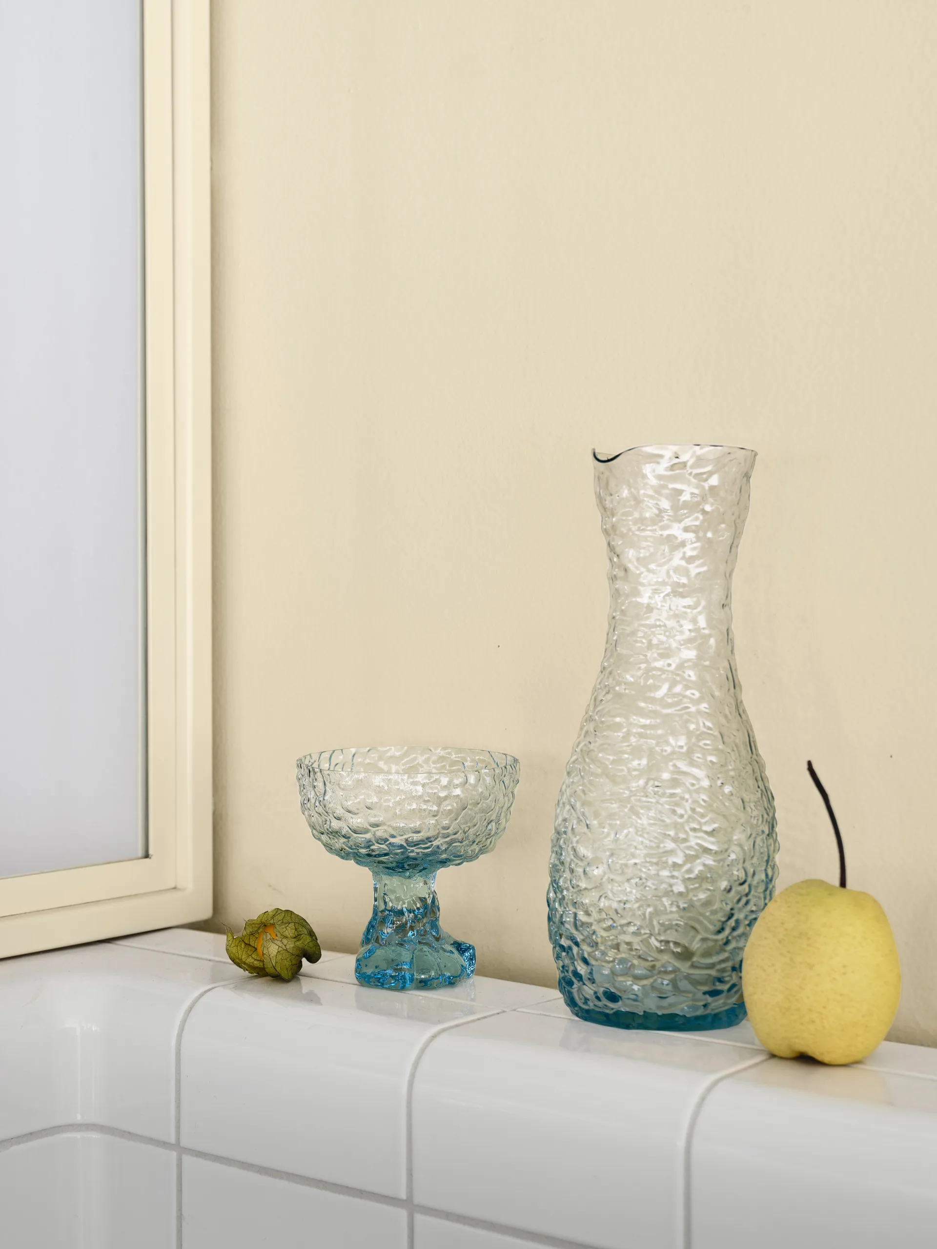 Moss coupe champagneglas 35 cl, Cirkulärt glas Kosta Boda