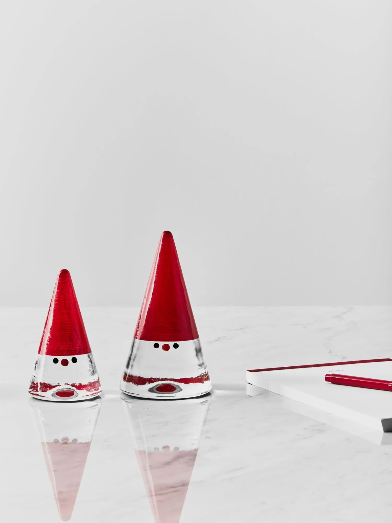 Noel tomte, Röd, 15 cm Kosta Boda