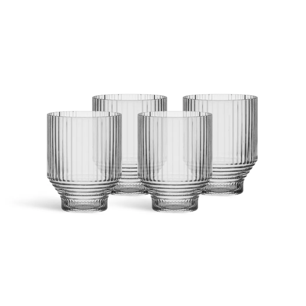 Pavilion Lowballglas, Klar, 30 cl, 4-pack Kosta Boda