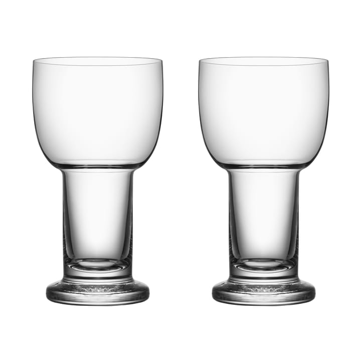 Picnic glas 48cl 2-pack - Klar - Kosta Boda