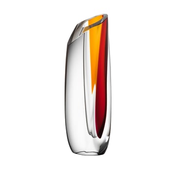 Läs mer om Kosta Boda Saraband vas 36 cm Röd-orange
