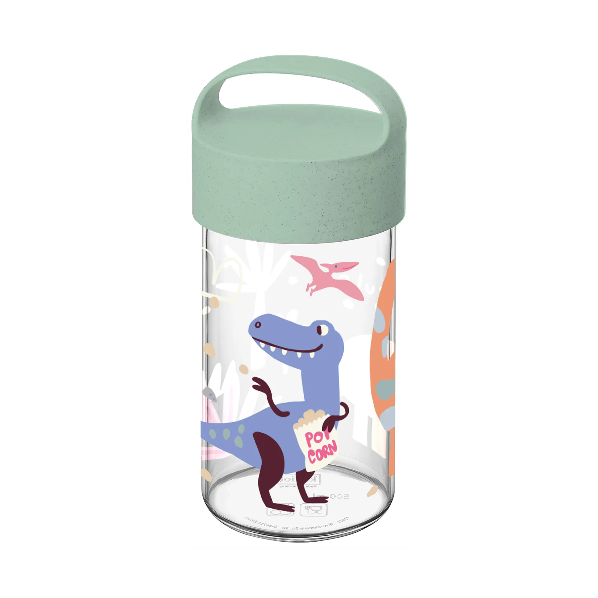 Buddy Snack vattenflaska 50 cl, Dinosaurier Koziol