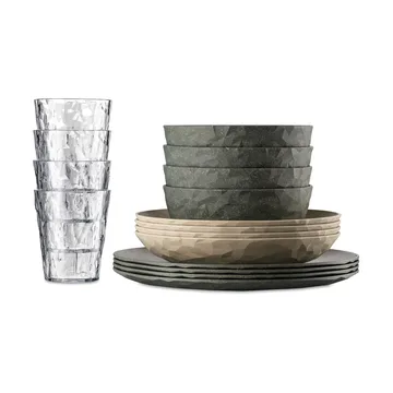 Koziol Club Göteborg servis 16 delar biocirk termoplast Multi