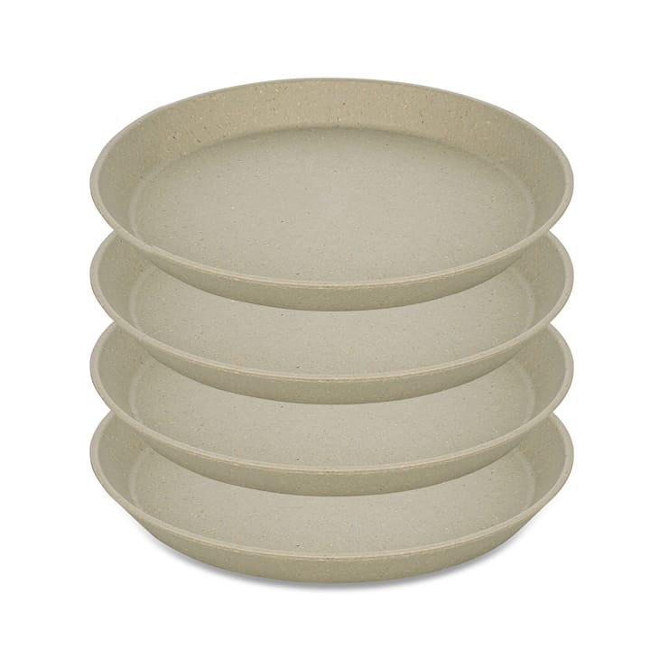 Connect assiett Ø20,5 cm 4-pack - Nature desert sand - Koziol