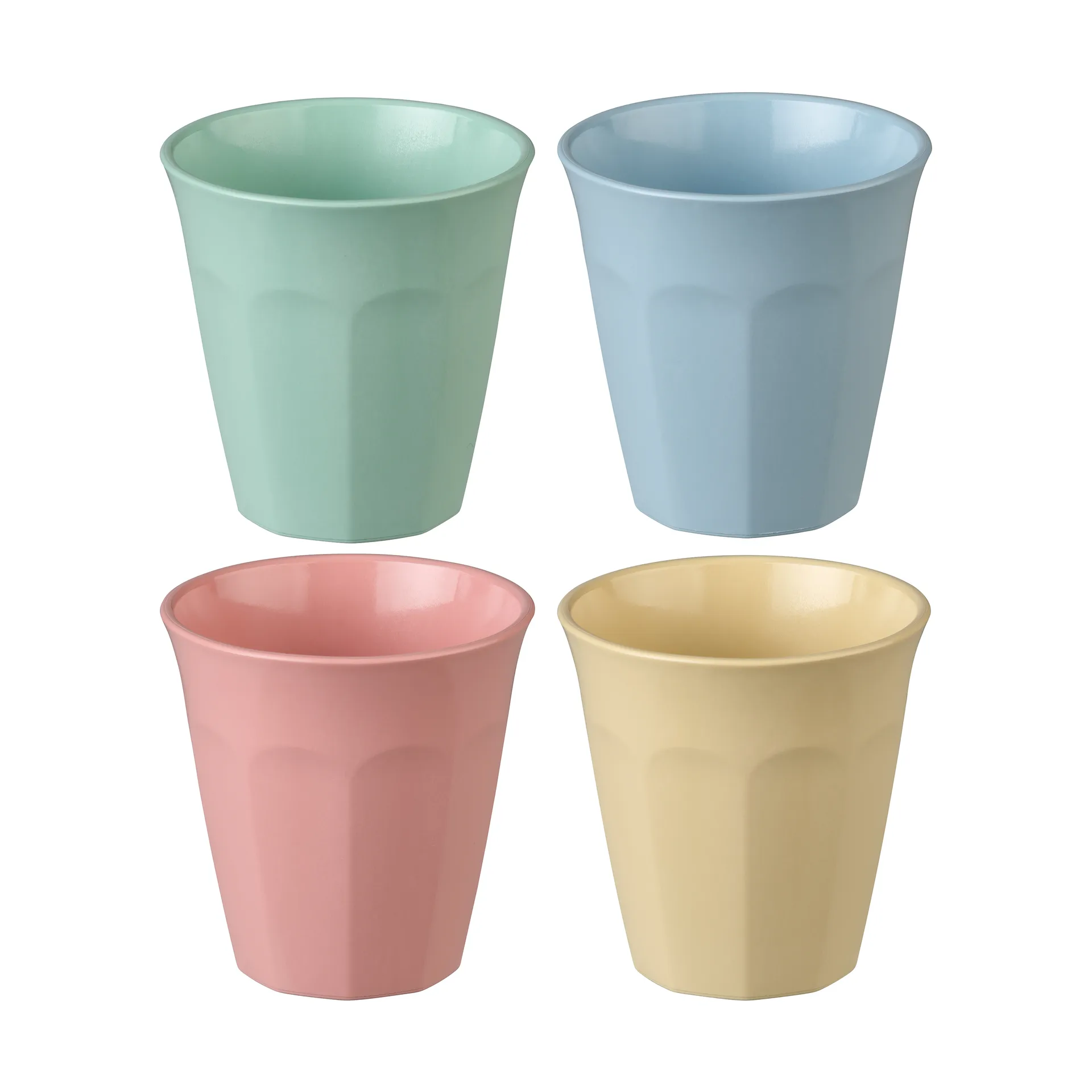 Nora dricksglas S 15 cl 4-pack, Blå-grön-rosa-gul Koziol