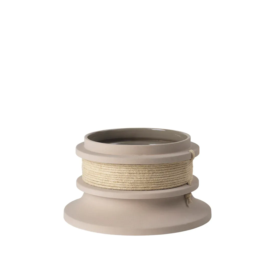 Kristina Dam Studio Rope skål Ø30 cm Stengods-beige