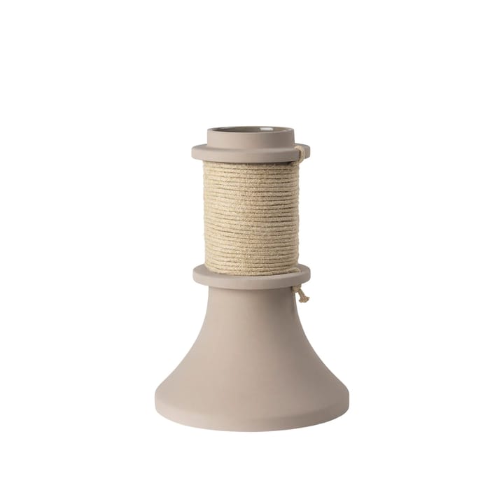 Rope vas 32,5 cm, Stengods-beige Kristina Dam Studio