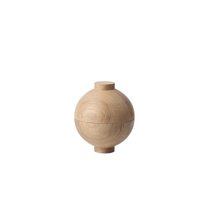 Wooden Sphere skål Ø12x15 cm, Ek Kristina Dam Studio