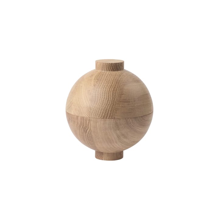 Wooden Sphere skål XL Ø16x18 cm, Ek Kristina Dam Studio