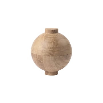 Kristina Dam Studio Wooden Sphere skål XL Ø16×18 cm Ek
